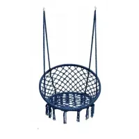 Гойдалка гніздо 110 см плетена FUNFIT Blue (2765)