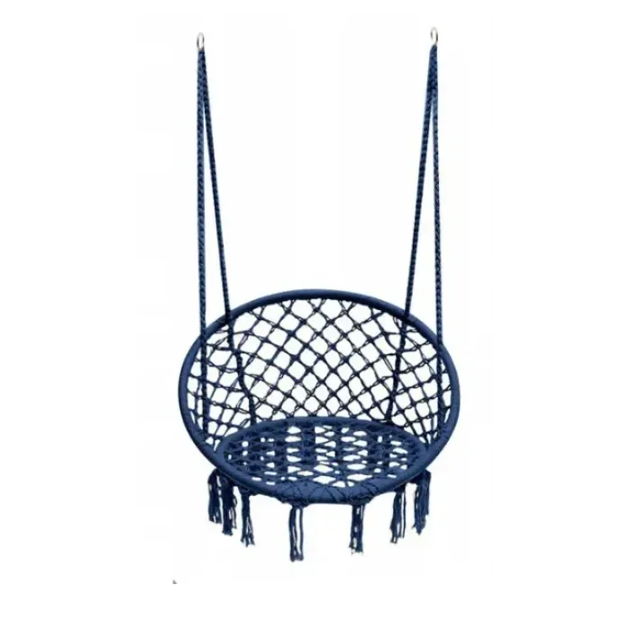 Гойдалка гніздо 110 см плетена FUNFIT Blue (2765)