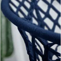 Гойдалка гніздо 110 см плетена FUNFIT Blue (2765)