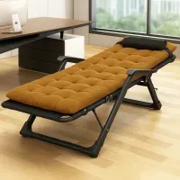 Раскладушка с Бархатным Матрасом LEOBRO Brown 175х66 см – Кресло-Кровать