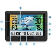 Метеостанція BERDSEN BD-901 Black (390100)
