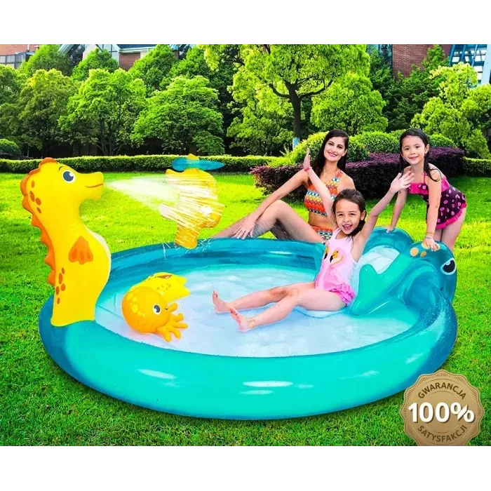 Басейн надувний круглий SunClub 200*152*40