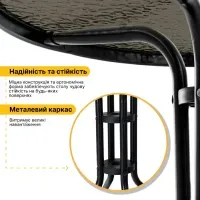 Комплект садових меблів LEOBRO Comfort 4 крісла + круглий столик (LB-1052-51)