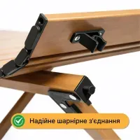 Розкладний туристичний стіл LEOBRO Camp Wood M (LB-1065)