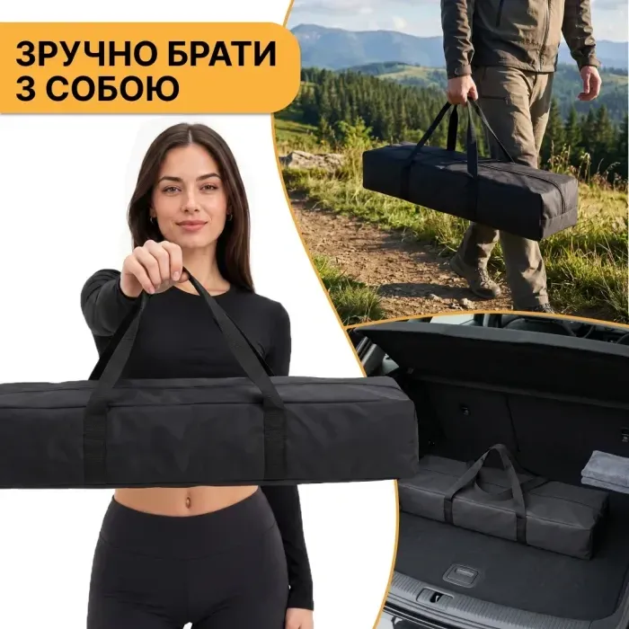 Розкладний туристичний стіл LEOBRO Camp Wood M (LB-1065)