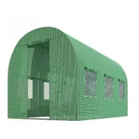 Садова теплиця з вікнами Plonos 6m2 Зелена = 200х300х200 см (4910-A)
