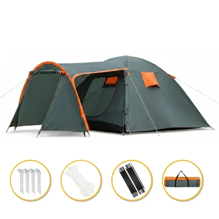Туристичний намет LEOBRO Pro Camp Haki (LB-1089)