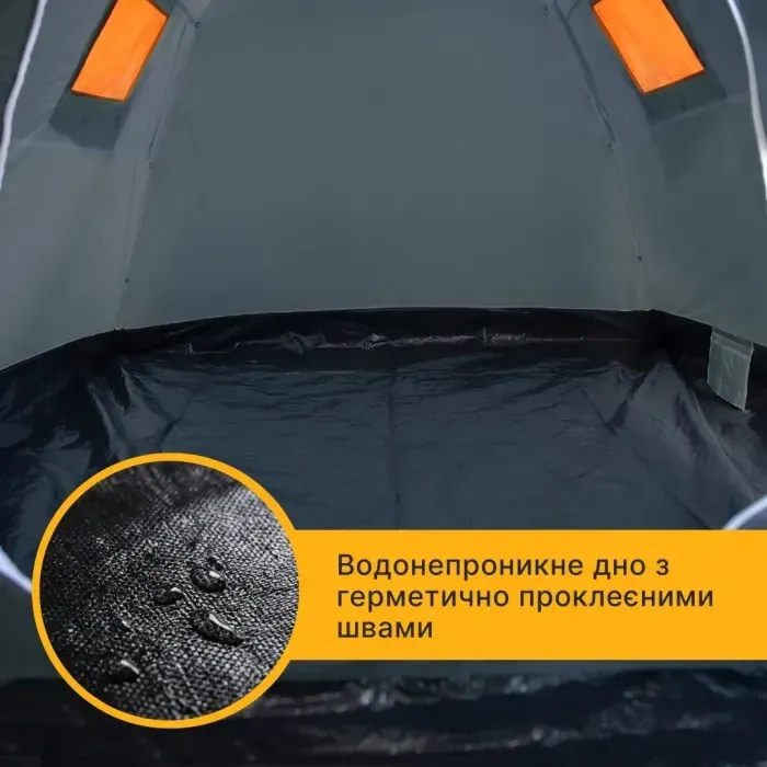 Туристичний намет LEOBRO Pro Camp Haki (LB-1089)