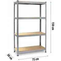 Стелаж Plonos 150 х 75 х 30 см (PL-700)