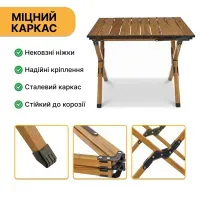 Комплект туристичний - стіл LEOBRO Camp M 59х59х38 см та 2 крісла Lite Green