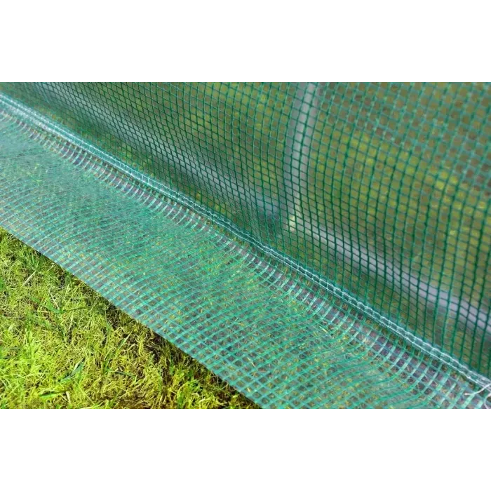 Теплица Садовая 9м² FunFit Garden 450x200x200 Зеленая: Оцинкованный каркас, Усиленная Пленка, Окна