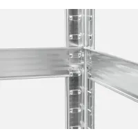 Набор из 2-х стеллажей LEOBRO Premium 150x140x30 см, 175кг/полка, 5 полок, для гаража, склада