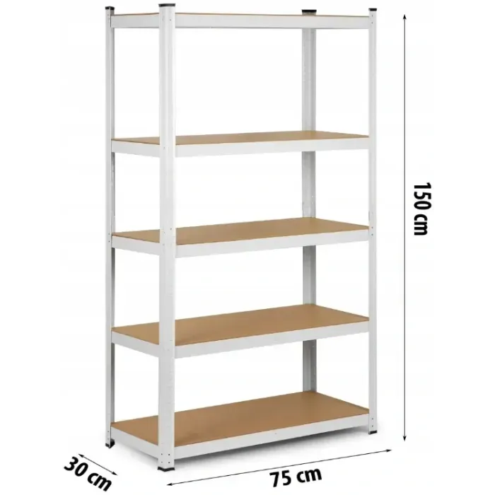 Стелаж Humberg White 150 х 75 х 30 см (HR-841)