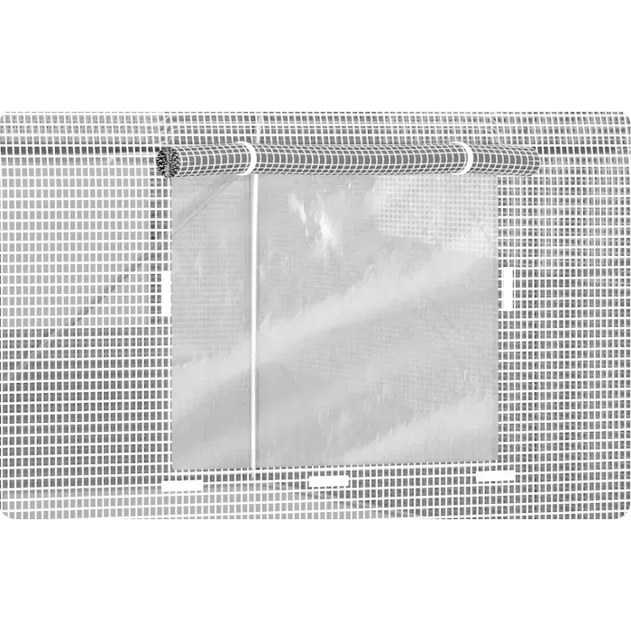 Садова теплиця з вікнами Plonos 9m2 Біла = 450х200х200 см (4972-A)
