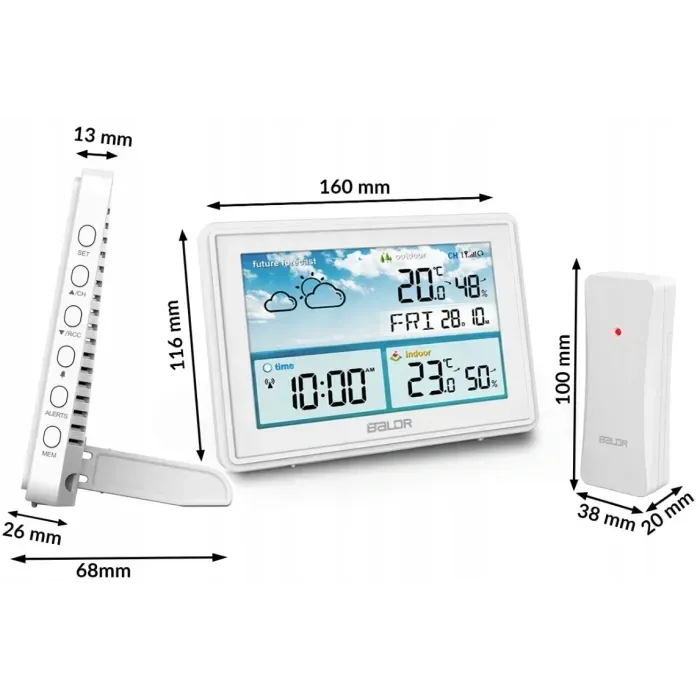 Метеостанція BERDSEN BD-909 White (390900)