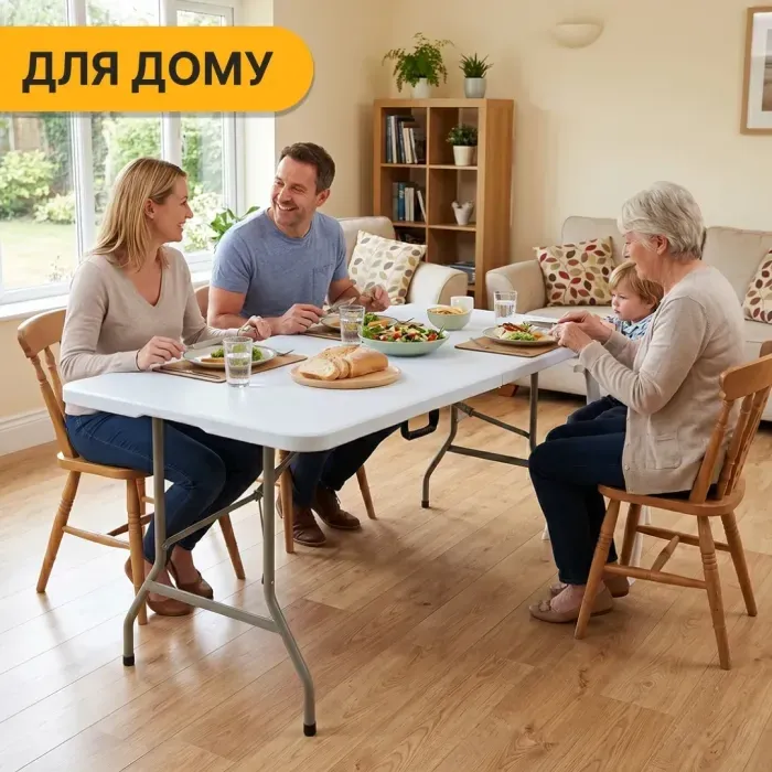 Розкладний туристичний стіл LEOBRO Tourismo 180 x 70 см (LB-1061)