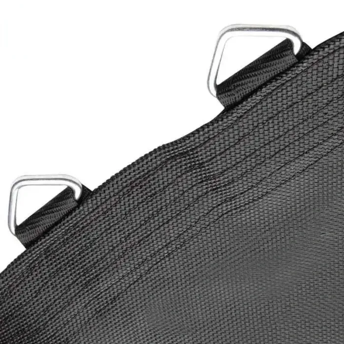 Прыжковое полотно для батута 8ft (244-252 см) 42 пружины, круглое, черное, до 150 кг