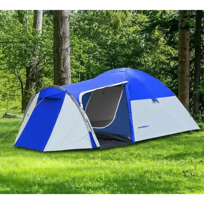 Туристическая палатка для отдыха 3-х местная Presto Acamper MONSUN 3 PRO - 3500мм. Н2О - 3,4 кг. с тамбуром