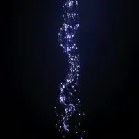 Гирлянда Конский Хвост 2.4м 460 LED Белая на Зеленом: Светодиодная, 20 нитей, для дома