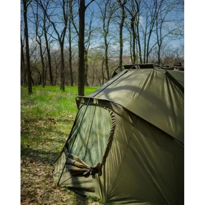 Намет для 2 осіб Ranger EXP 2-mann Bivvy оливково-зелений + Зимове покриття. Намет для двох
