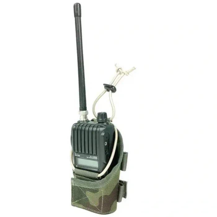 Подсумок для рации Multicam LE2222 тактический | MOLLE, липучка, жгут | 13.5x8.5x3.5 см