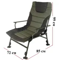 Карпове крісло Ranger Wide Carp SL-105 (RA 2226) - широке крісло рибальське, розкладачка для риболовлі 160 кг