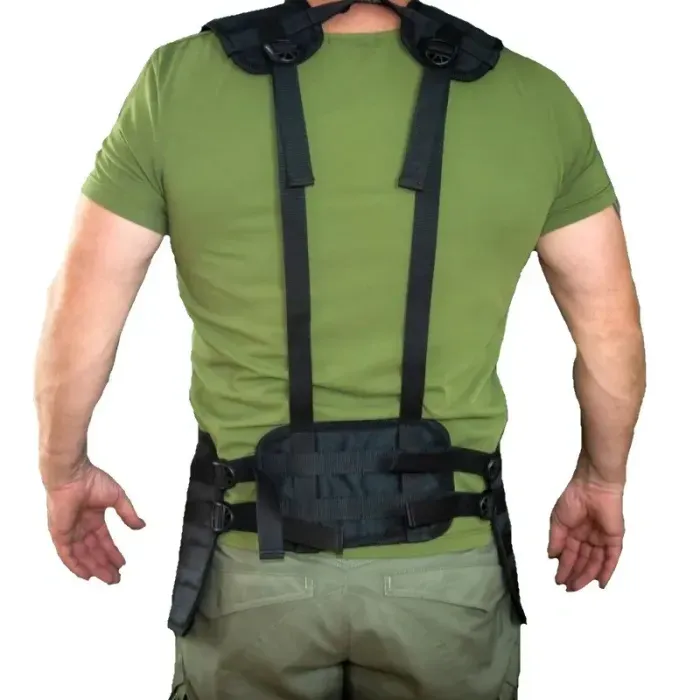 РПС Kirasa РПС-2 чорний (L) Cordura 900D, MOLLE, розвантаження для бронежилета, тактичне