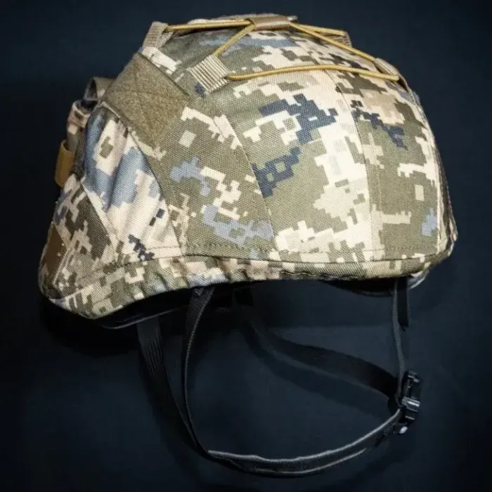 Кавер на шлем Kirasa VIPER A5 пиксель S-M Cordura 1000D (защитный чехол, тактическая маскировка)