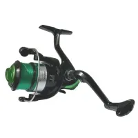 Катушка YUMOSHI MK4000 GREEN (12+1) с леской: спиннинг/фидер, 4000, зеленая, недорогая