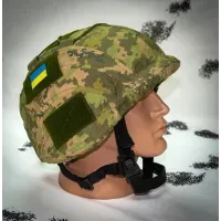 Кавер на шолом Kirasa Ballistic Helmet KC-HM001 піксель S-M (Cordura 1000D, захист, маскування)