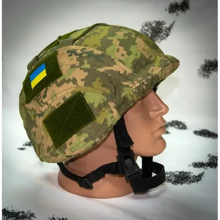 Кавер на шлем Kirasa Ballistic Helmet KC-HM001 пиксель S-M (Cordura 1000D, защита, маскировка)