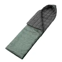 Спальний мішок Kirasa Зима Фліс -15°C Olive: Кокон, теплий, для походів та риболовлі, з чохлом
