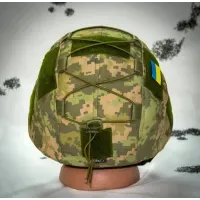 Кавер на шолом Kirasa Ballistic Helmet KC-HM001 мультикам Cordura 1000D (S-M) чохол захисний тактичний