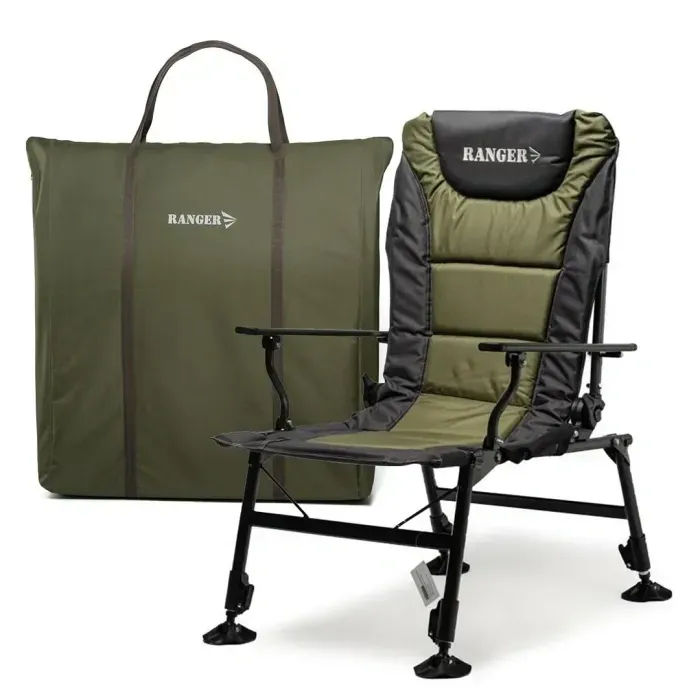 Чохол для коропового крісла Ranger M (RA 8868) оливковий Oxford 600D для риболовлі, транспортування