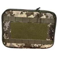 Сумка для планшета 13" Cordura 1000D Пиксель Тактическая (крепление MOLLE, Velcro)