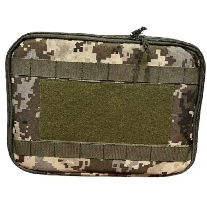 Сумка для планшета 13" Cordura 1000D Пиксель Тактическая (крепление MOLLE, Velcro)