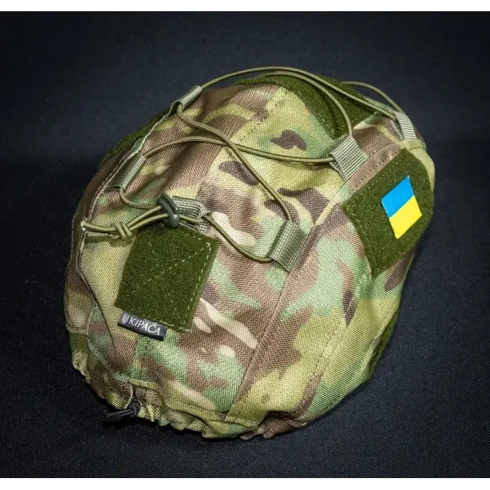 Кавер на шолом Kirasa Ballistic Helmet KC-HM001 мультикам Cordura 1000D (S-M) чохол захисний тактичний