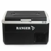 Автохолодильник Ranger Ice Cool 30L: компрессорный, -20°C/+20°C, 12/24V и 220V, с управлением Bluetooth