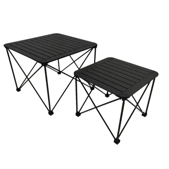 Складной стол Ranger Compact Hike 211, алюминий, 52x50x50 см, чехол в комплекте, черный