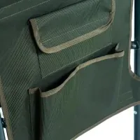 Кресло Ranger Guard Lite (зеленое) складное для отдыха: рыбалка, пикник, с подлокотником и столиком