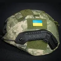 Кавер на шлем "Ушастый" Kirasa пиксель Cordura 1000D размер L (KI600) - Защитный чехол