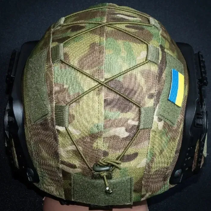 Кавер на шолом "Вухатий" Kirasa мультикам Cordura 1000D (S-M) | Чохол захисний, тактичний