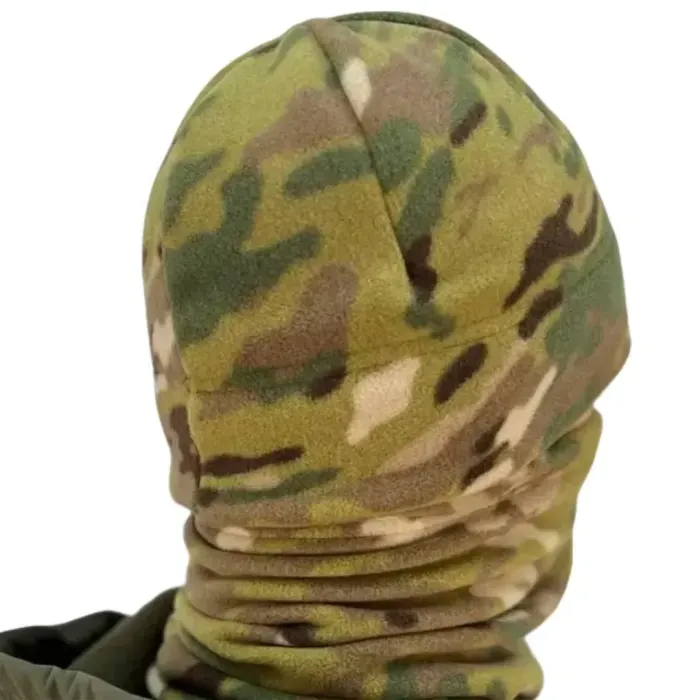 Комплект флисовый Ranger Мультикам (шапка, бафф, перчатки) 58-61 - Тактический зимний теплый