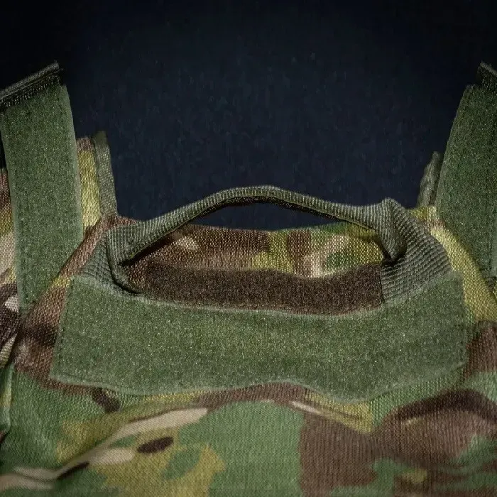 Плитоноска Kirasa мультикам с быстрым сбросом, Cordura 1000D, MOLLE, универсальный размер, под плиты 25х30 см