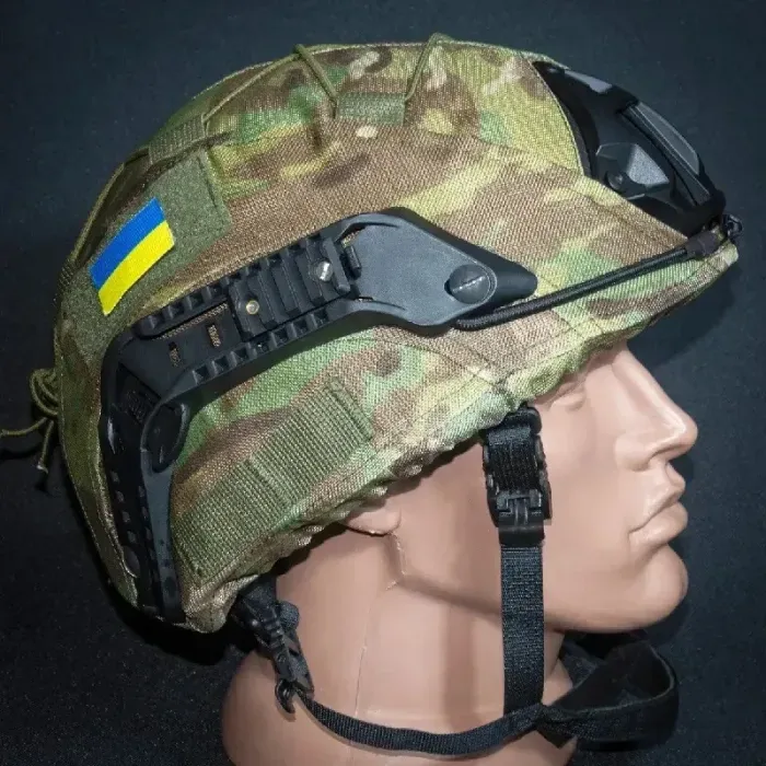 Кавер на шолом "Вухатий" Kirasa мультикам Cordura 1000D (S-M) | Чохол захисний, тактичний
