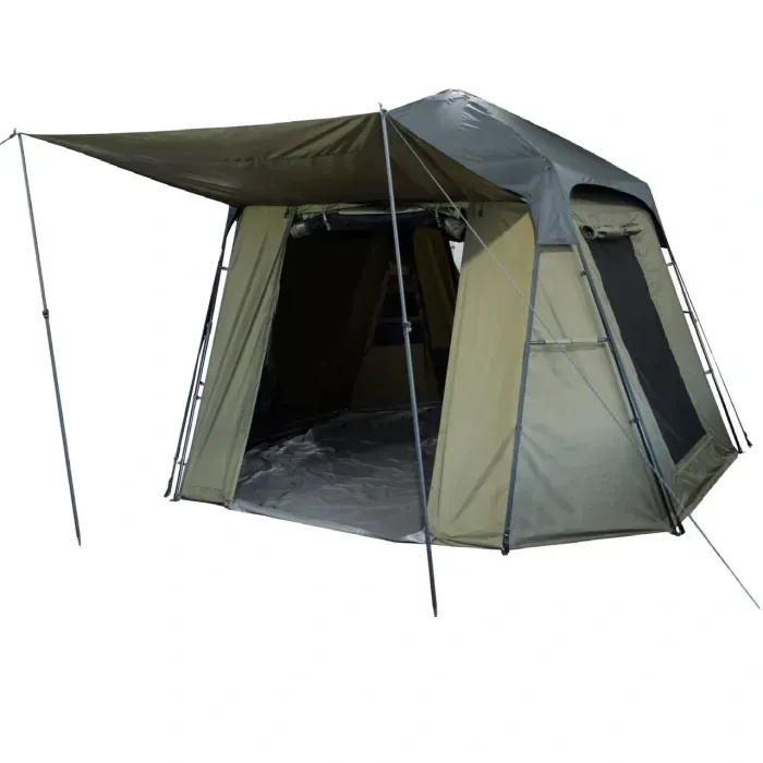 Карповый шатер RANGER Gazebo Lux 3-mann 3+ мест: 8000мм, 2 входа, альтанка, для рыбалки