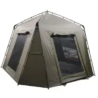 Карповый шатер RANGER Gazebo Lux 3-mann 3+ мест: 8000мм, 2 входа, альтанка, для рыбалки