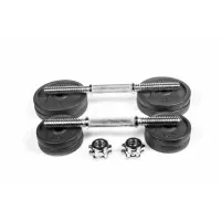 Набор гантелей 2x6 кг RN-Sport разборные, хромированная сталь