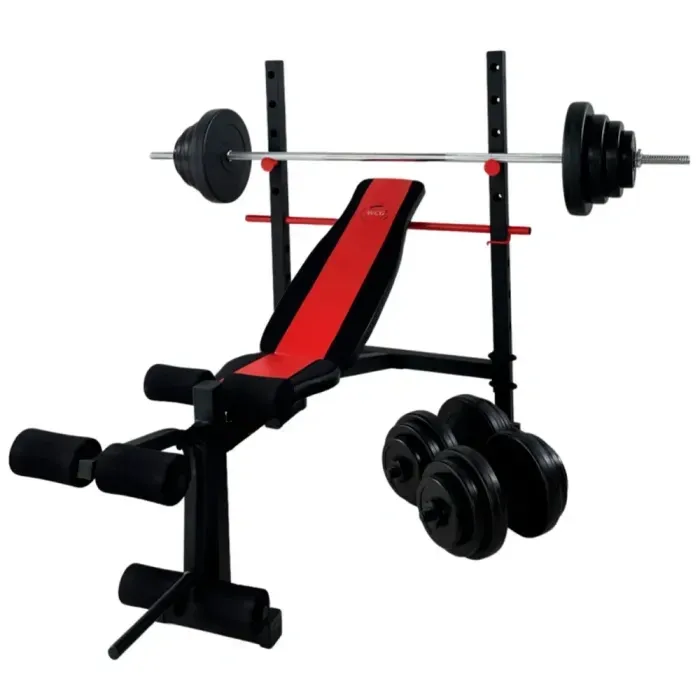 Скамья для жима RN-Sport WG 1000 с тренажером для ног