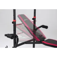 Скамья для жима с верхней тягой + Штанга и Гантели 100 кг RN-Sport (4 грифа)